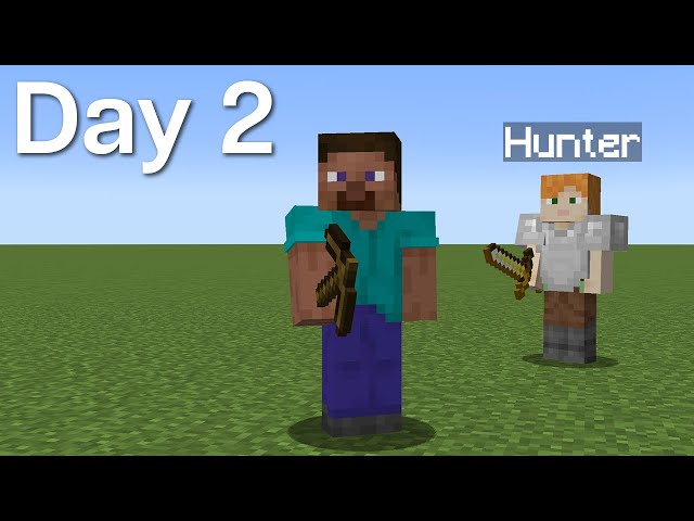 I Was Hunted For 100 Minecraft Days