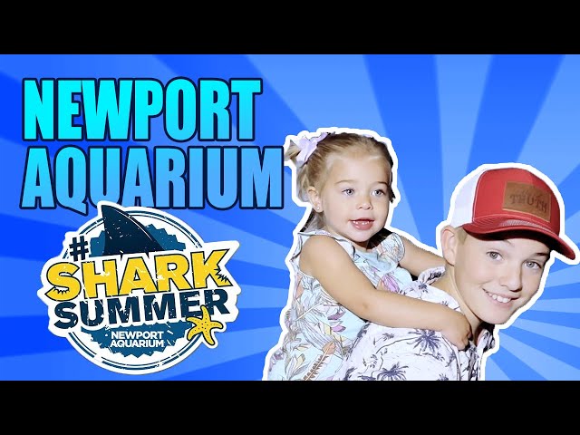 Shark Summer at Newport Aquarium with BadicalDadical!