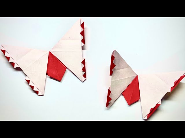 Origami butterfly tutorial / 折り紙蝶作り方