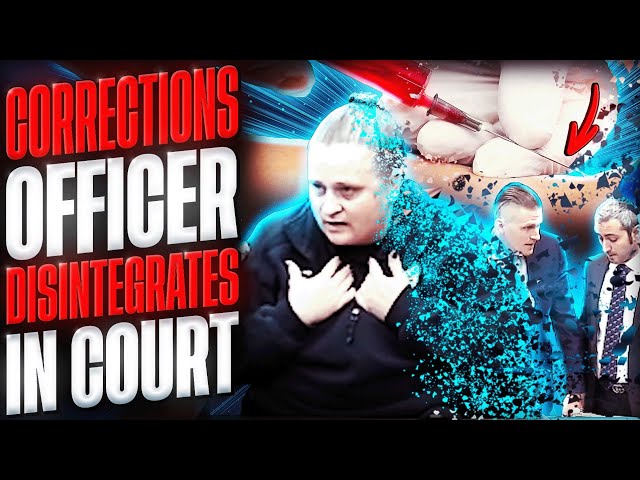 Watch a Corrections Officer Disintegrate in Open Court