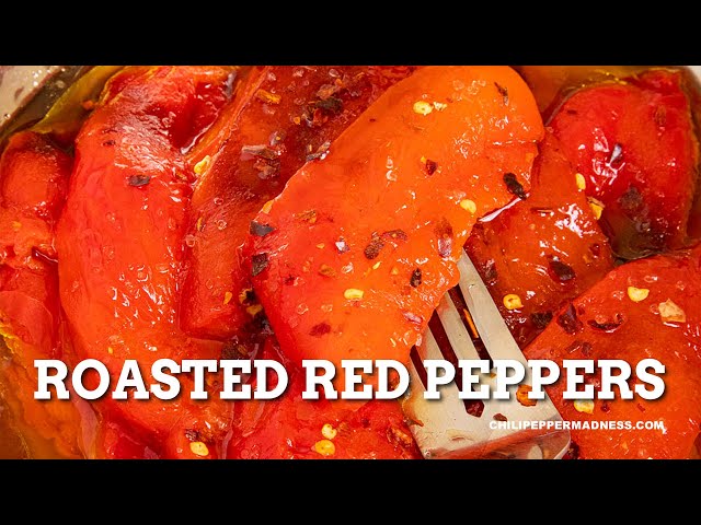 Roasted Red Peppers - How To