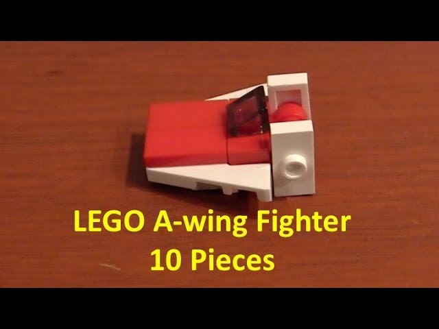 How To Build A LEGO Star Wars Mini A-Wing Fighter With 10 Pieces