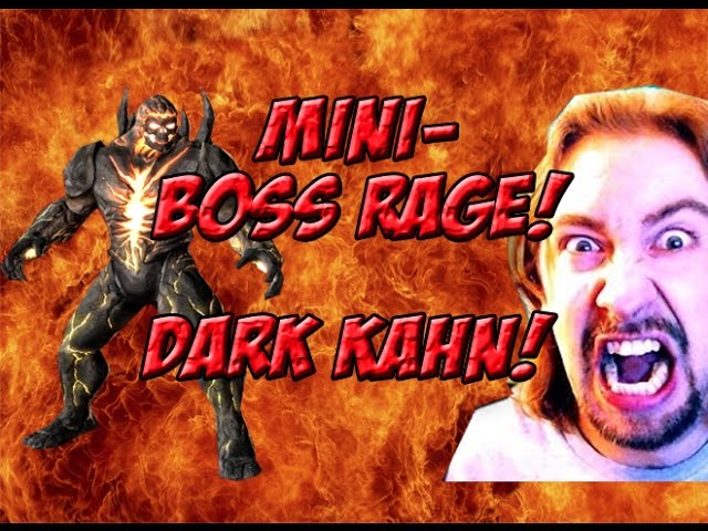 Mini-Boss Rage! Dark Kahn: MK vs DC Finale! - YoVideogames