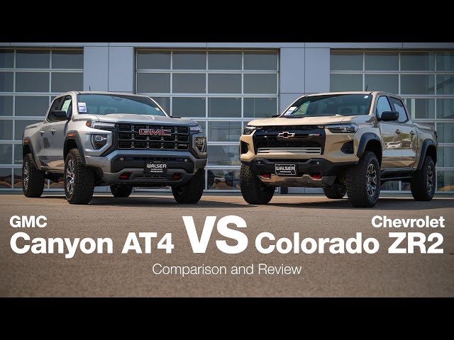 2024 Chevy Colorado ZR2 vs GMC Canyon AT4 | Comparison and Review