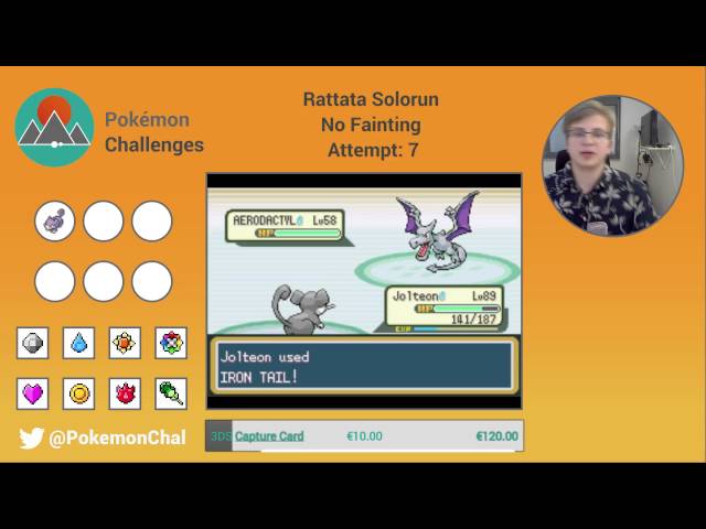 Rattata Solo Run Elite Four Sweep! - Pokémon Challenges Stream Highlights