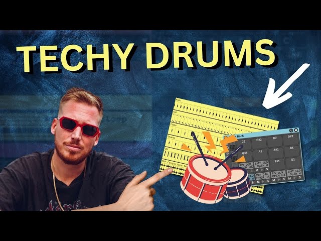 How to Make PRO Tech House Drums Like HUGEL (...in 20 Mins)