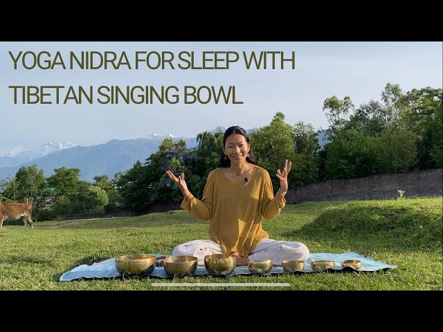 YOGA NIDRA FOR SLEEP/RELAXATION WITH TIBETAN SINGING BOWL
