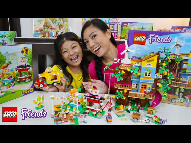 UNBOXING LEGO ® Friends! BISA PUNYA RUMAH POHON SENDIRI DAN KIOS JAJANAN ! CnX Adventurers