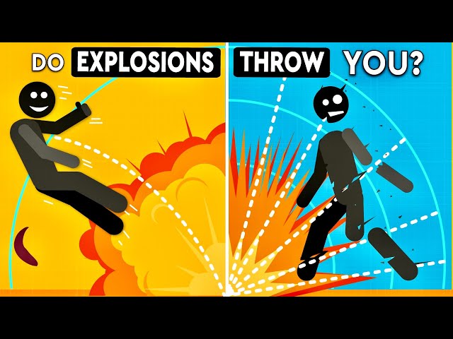 Do Explosions Actually Blow You Into The Air? DEBUNKED