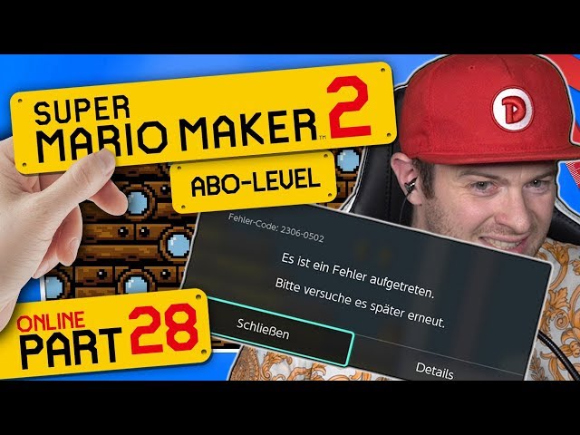 SUPER MARIO MAKER 2 ONLINE 👷 #28: Es ist ein Fehler aufgetreten | der Server ist nicht erreichbar