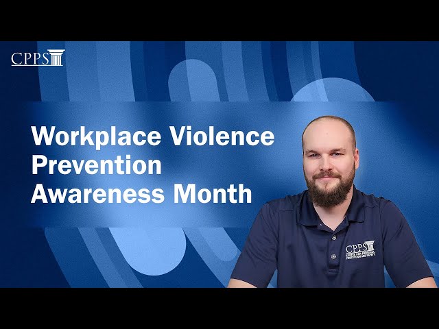 Workplace Violence Prevention Awareness Month: Behaviors of Concern