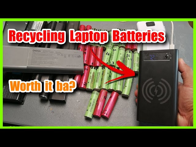 Recycling 18650 Laptop Batteries for USB Power Banks