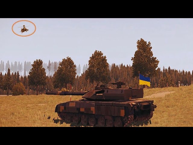 RUSSIA OVERWHELMED ! Combat Equipment Destroyed in Invading Ukrainian t-64bv Troops in Crimea-ARMA 3