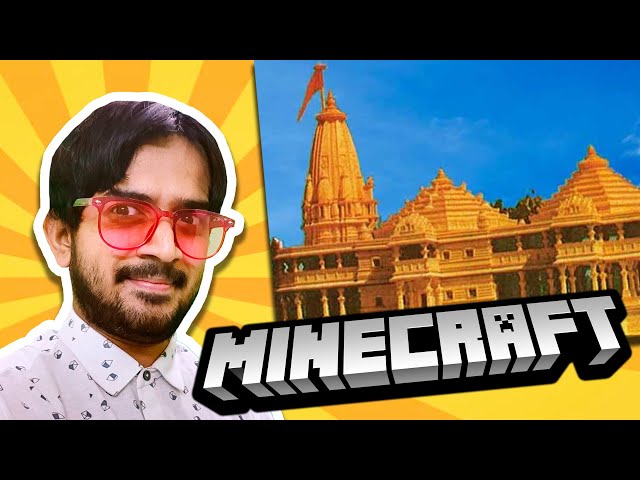 Building Ram Mandir in Minecraft! (Saiman Plays: Minecraft)