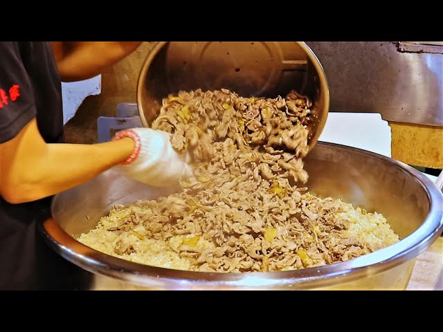 Sticky Rice Making Skills in Taiwan /傳統油飯製作技能 - Street Food in Taiwan (Glutinous Oil Rice)