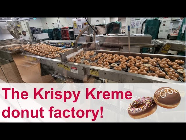 Inside the Krispy Kreme donut factory!