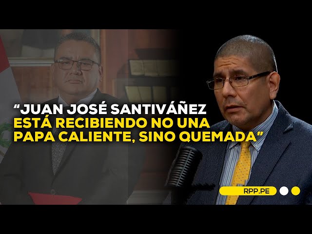 exministro del Interior considera que Juan José Santiváñez tiene una tarea muy difícil en el sector