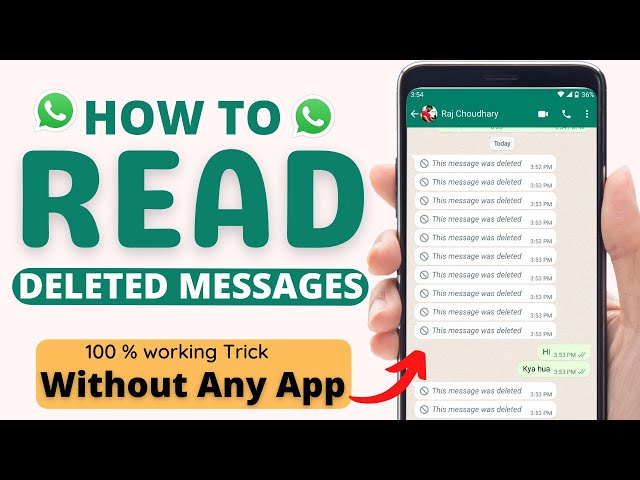How to read WhatsApp Deleted Messages | WhatsApp Deleted Message kaise padhe (2022)