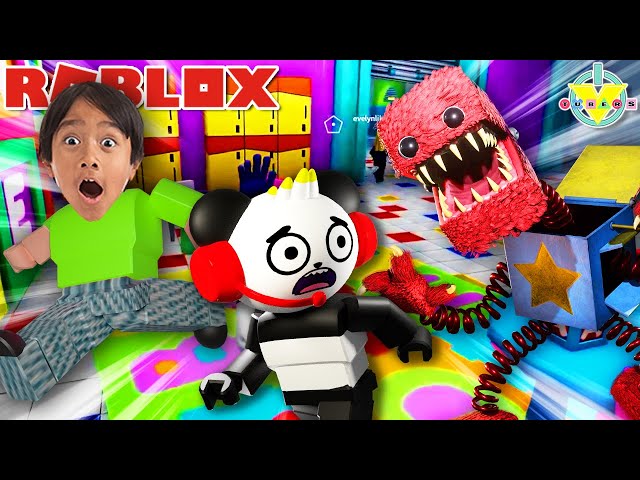 Escape the Creepy Boxy Guy in Project Playtime with Ryan and Combo Panda!!