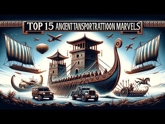 Top 15 Ancient Marvels of Transportation You Won't Believe Existed!