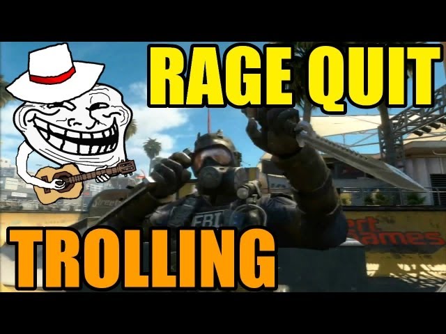 Black Ops 2 Rage Quit Trolling! EPIC !!! (Zelda Version)