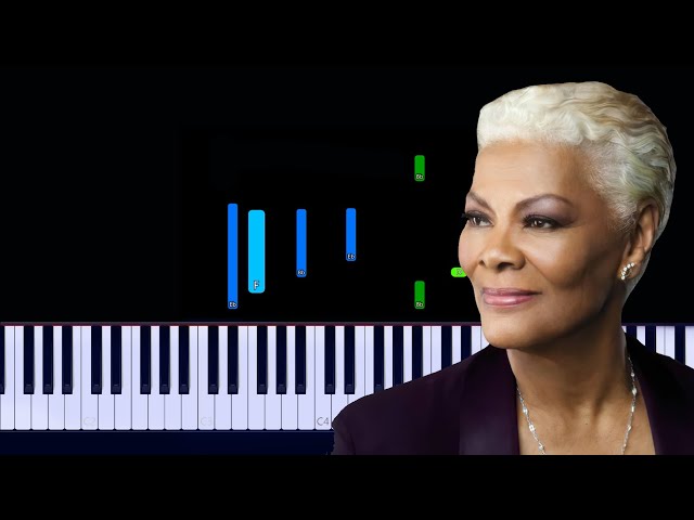 Dionne Warwick - Thats What Friend Are For Piano Tutorial