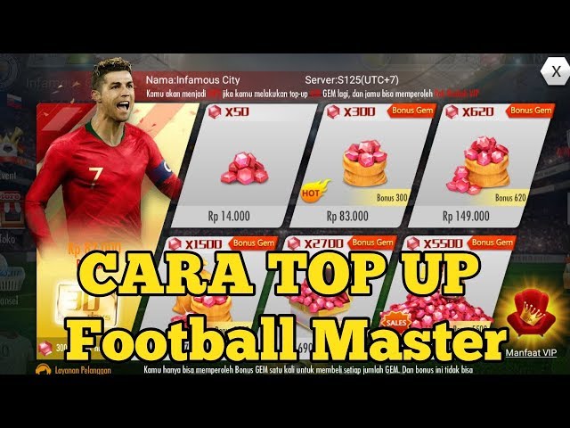 Cara Top Up Football Master