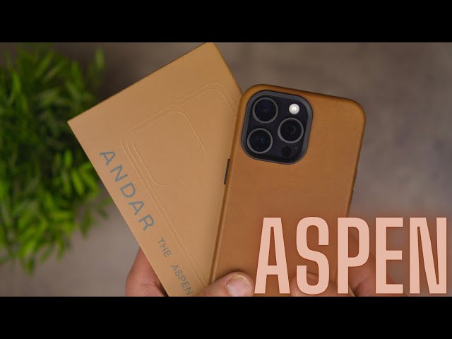 Andar Aspen for the iPhone 15 Pro Max - BEST Leather Case!