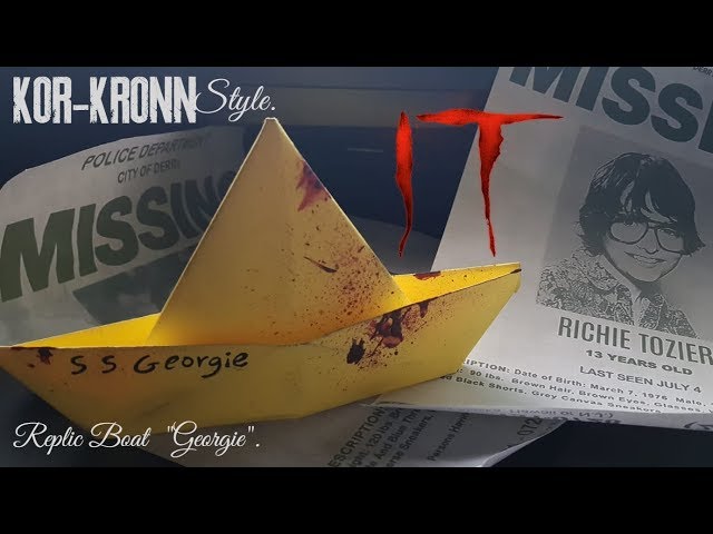 Replic Paper Boat "Georgie" (IT) | Kor-kronn Style.