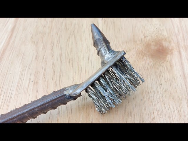 amazing discovery of welder, how to make steel brush