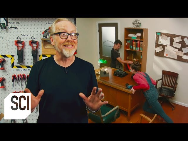 Can You Barricade a Door with Furniture? | MythBusters Jr.