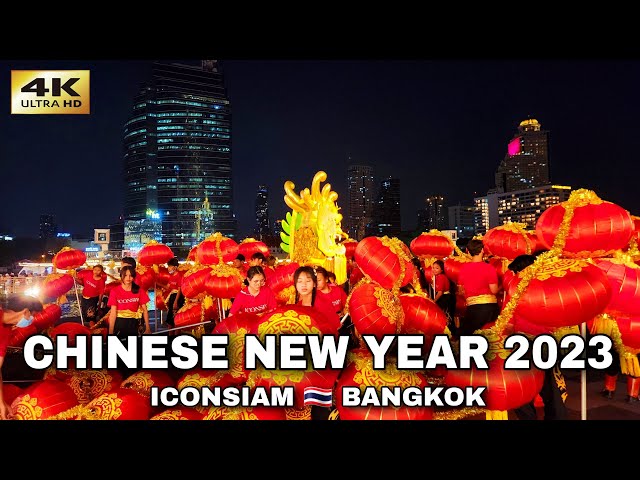 Chinese New Year 2023 (ตรุษจีน2566) Lion Dance & Dragon Dance in Bangkok • Thailand 4K