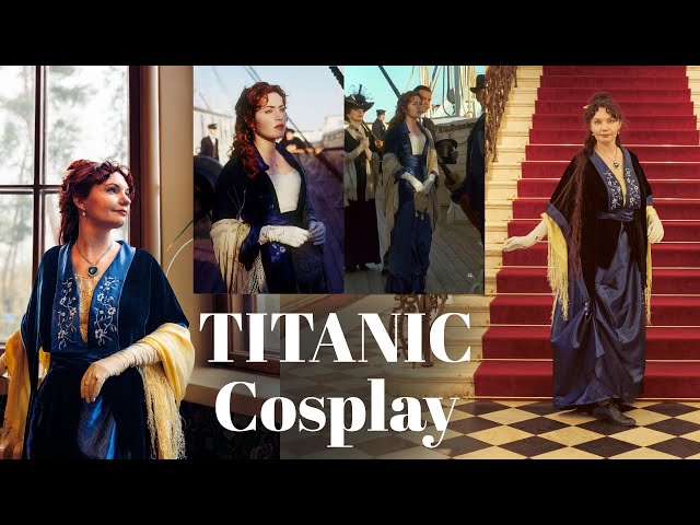 Titanic flying dress cosplay