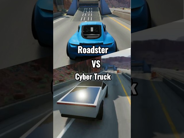 Tesla Roadster Vs Cybertruck quality check