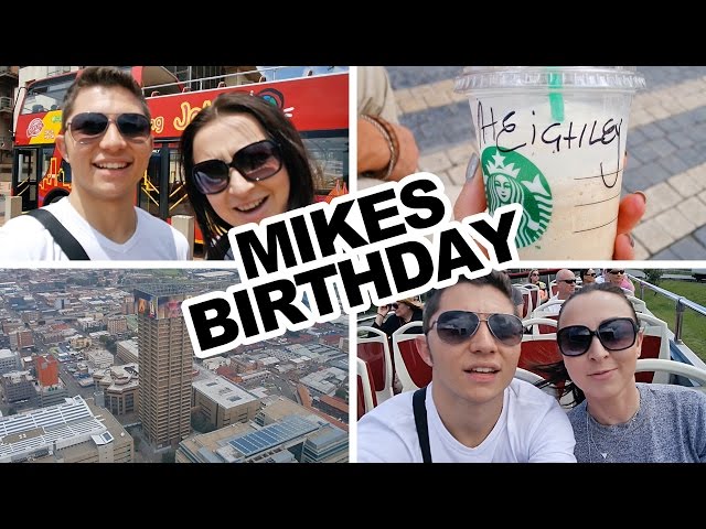 City Sight Seeing Tour & Mikes Birthday - Vlog 04