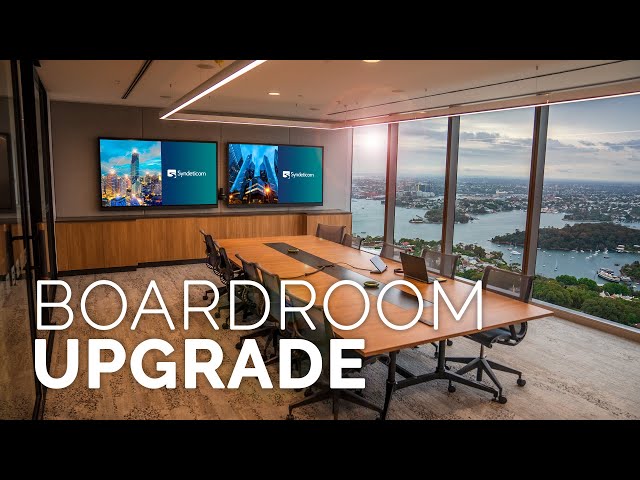 Objective Boardroom Upgrade - Audio Visual Installation