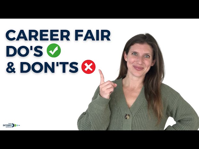 College Career Fair Do's and Don'ts