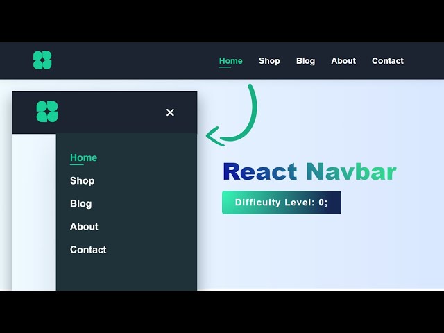 React Responsive Navbar Tutorial - Beginner React JS Project