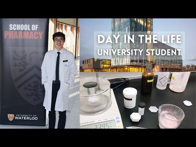 day in the life of a CANADIAN UNIVERSITY STUDENT | University of Waterloo college vlog *IN PERSON*
