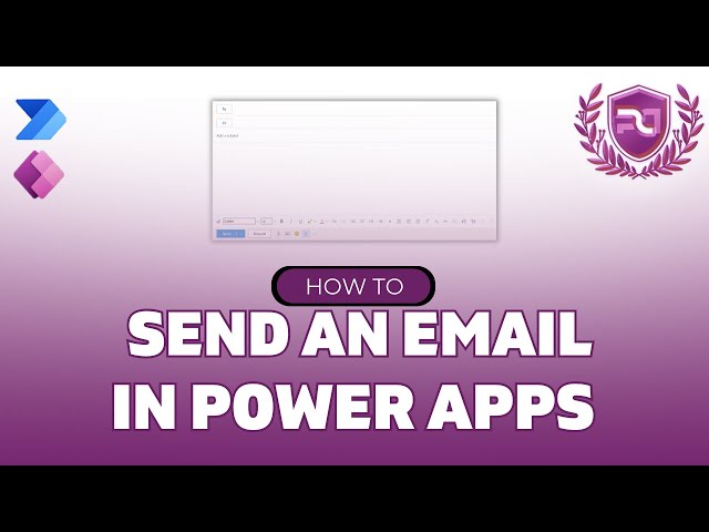 How To Send An Email Through Power Apps