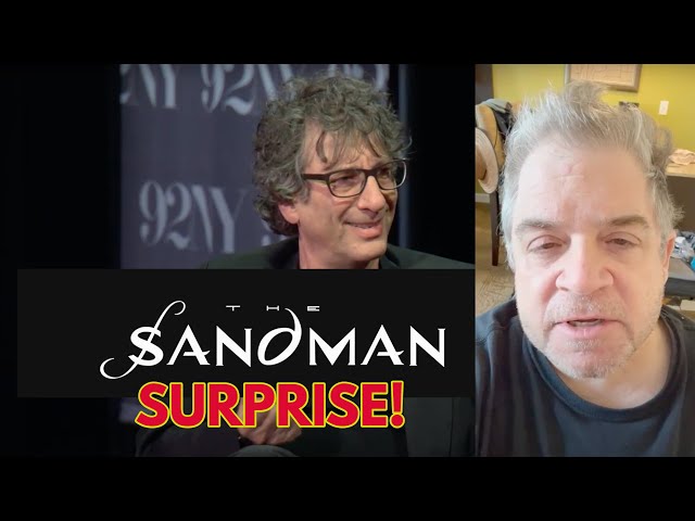 The Sandman creator Neil Gaiman surprised by Patton Oswalt!