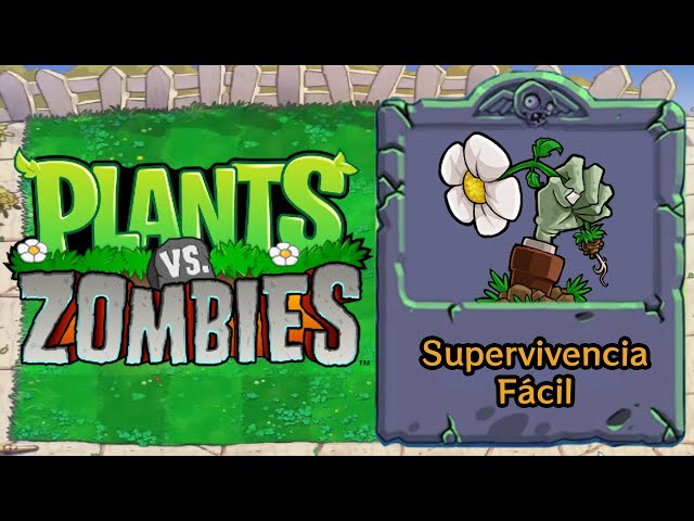 Plantas vs Zombis | Supervivencia Patio