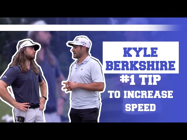 The #1 Tip To Increasing Speed w/ Kyle Berkshire