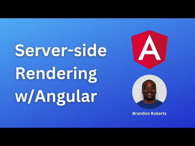 All About Server-side Rendering w/Angular v16 and Angular Universal