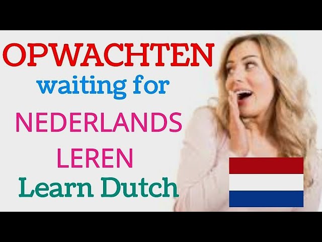 NEDERLANDS LEREN,OPWACHTEN/learn dutch NT2