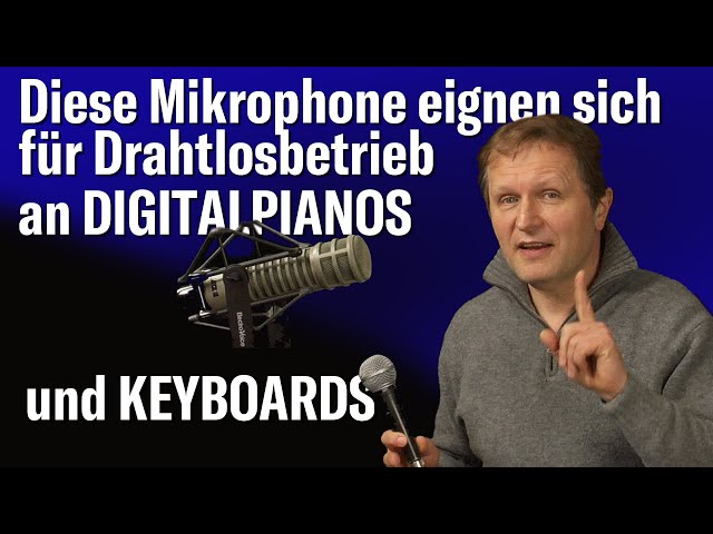 Mikrophone für Drahtlosbetrieb an Keyboards und Digitalpianos - Sennheiser XS Wireless Digital