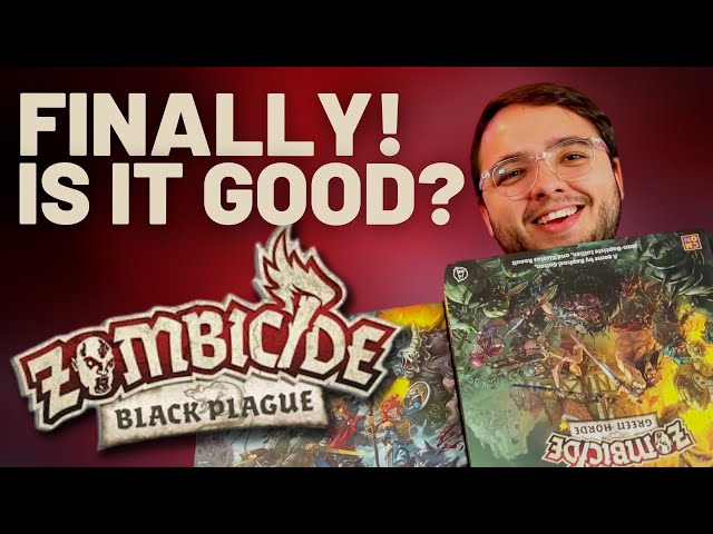 Max FINALLY Played Zombicide Black Plague! First Impression!