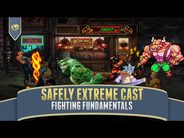 What Makes a Fighting Game? Safely Extreme Cast, Game Design talk