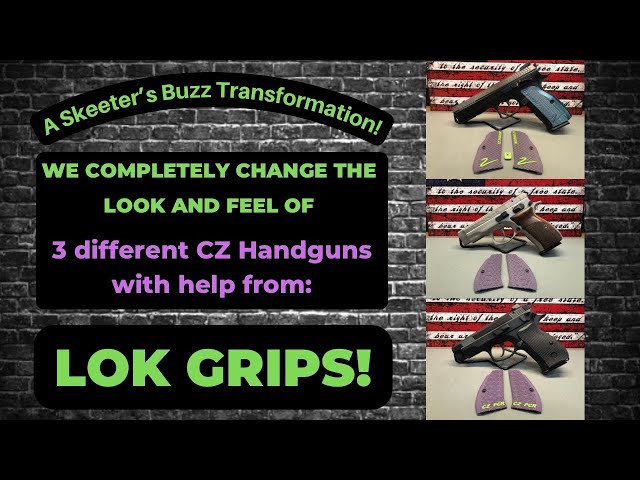 Watch as we dramatically transform 3 different CZ handguns with some help from: LOK Grips!