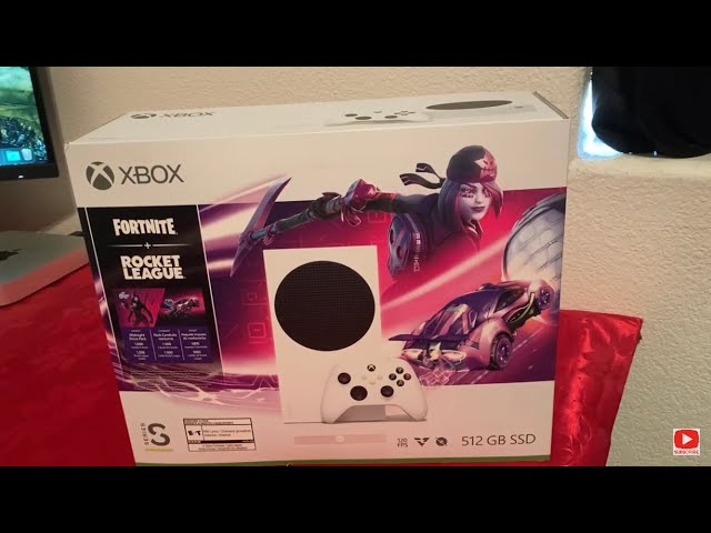 Xbox Series S Fortnite & Rocket League Bundle Unboxing and Full Set Up